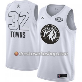 Muški NBA Dres Minnesota Timberwolves Karl Anthony-Towns 32 2018 All-Star Jordan Brand Bijela Swingman
